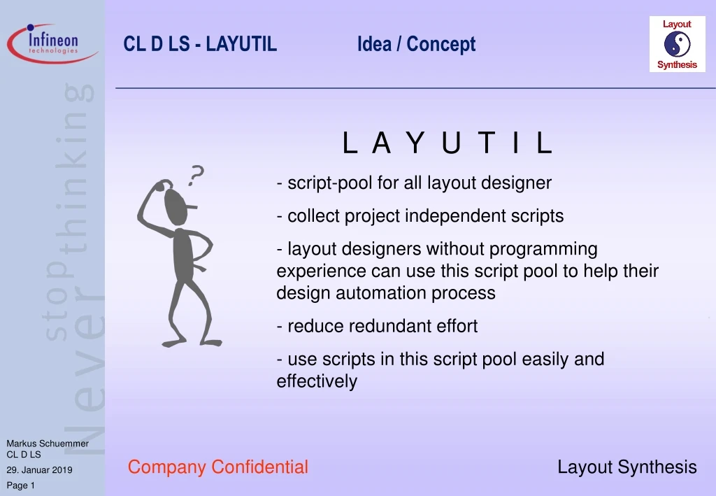 cl d ls layutil idea concept
