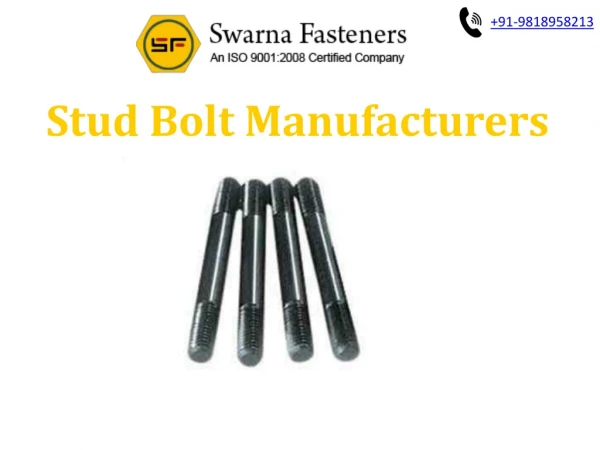 Stud Bolt Manufacturers