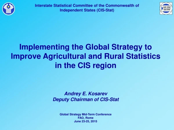 Interstate Statistical Committee of the Commonwealth of Independent States (CIS-Stat)