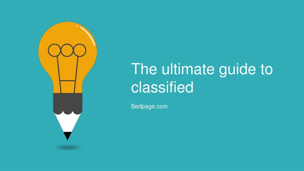 the ultimate guide to classified
