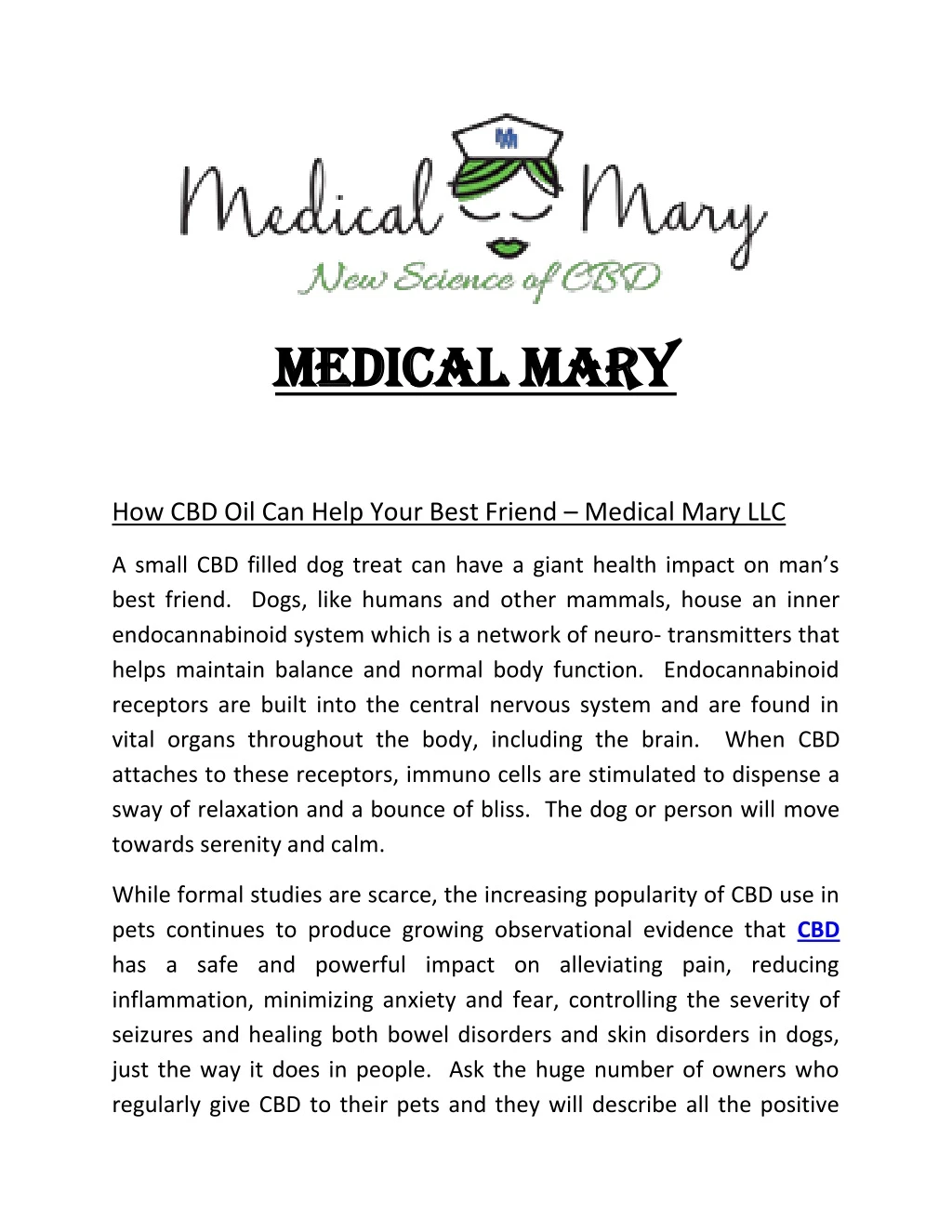 medical mary medical mary