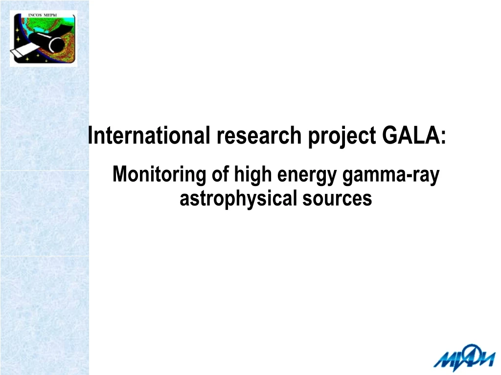international research project gala