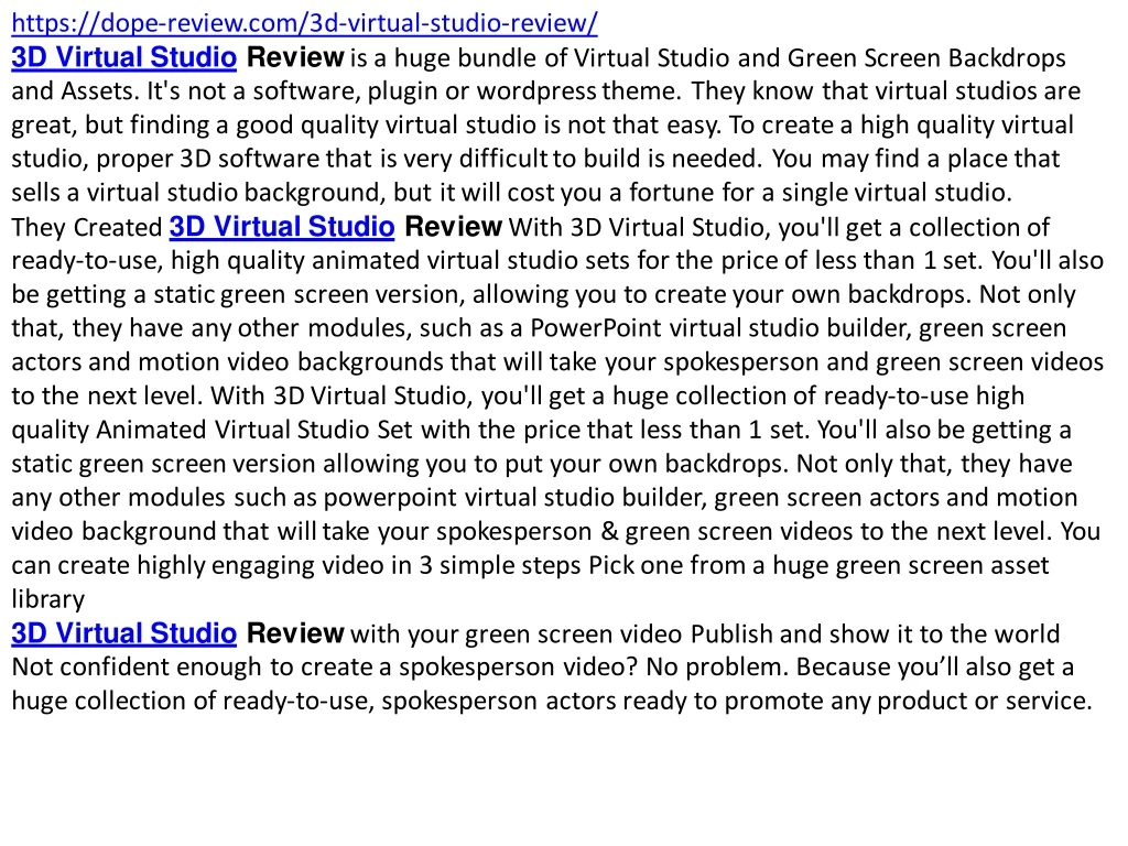 https dope review com 3d virtual studio review