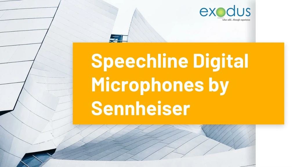speechline digital microphones by sennheiser