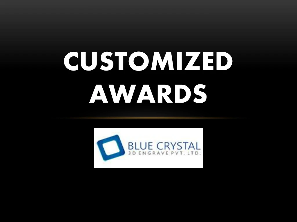 customized awards