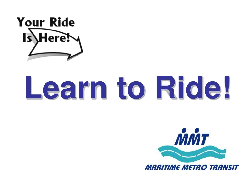 learn to ride