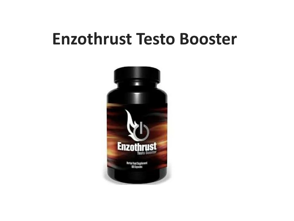 enzothrust testo booster