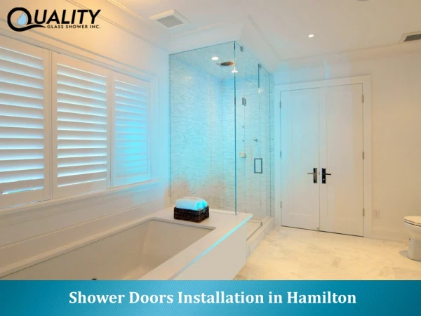 Shower Doors Installation in Hamilton