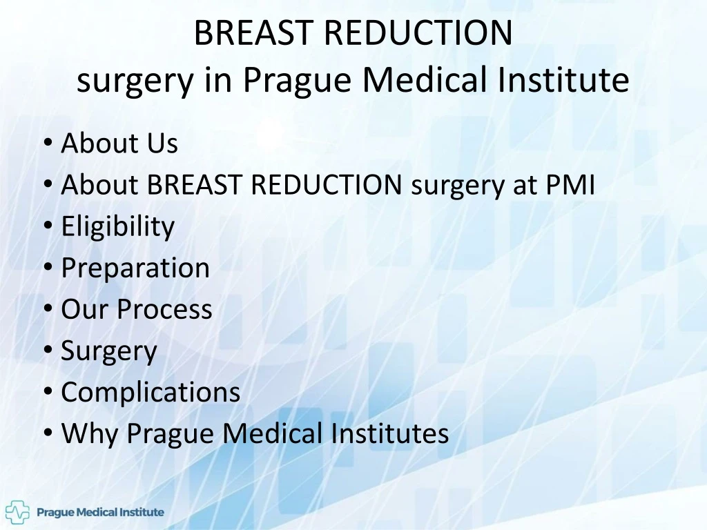 breast reduction surgery in prague medical institute