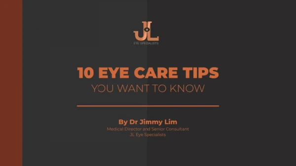 10 Eye Care Tips You Want To Know
