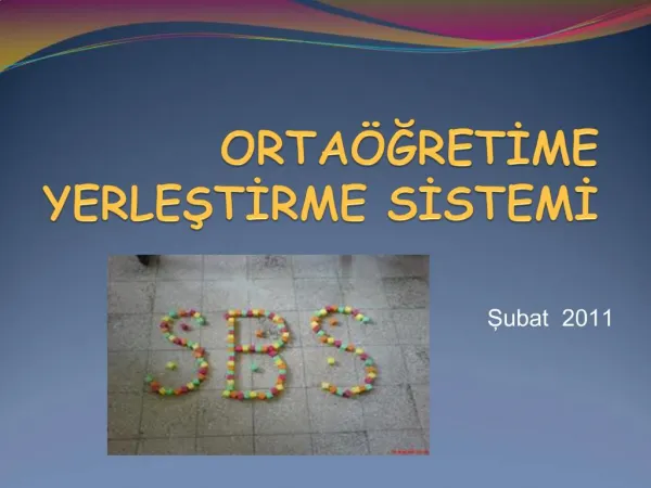 ORTA GRETIME YERLESTIRME SISTEMI