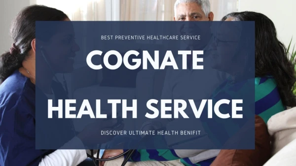 Cognate Health Services:- Cognate Health Packages