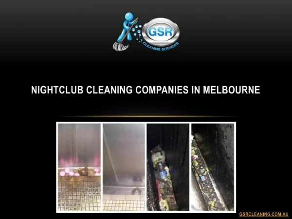 Nightclub Cleaning Companies in Melbourne