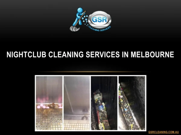 Nightclub Cleaning Services in Melbourne
