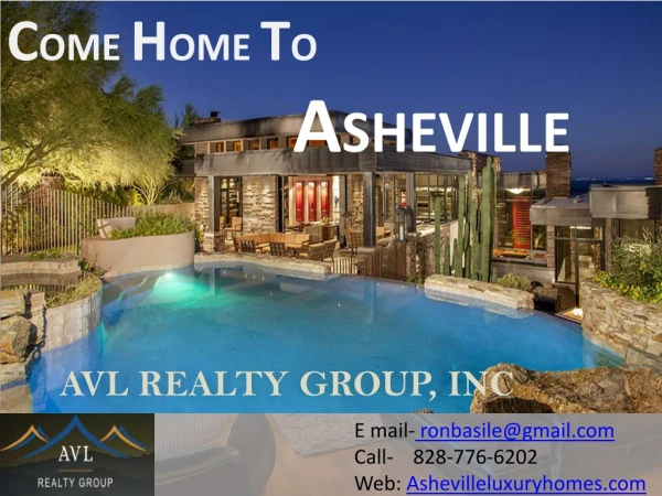 Asheville NC Real Estate