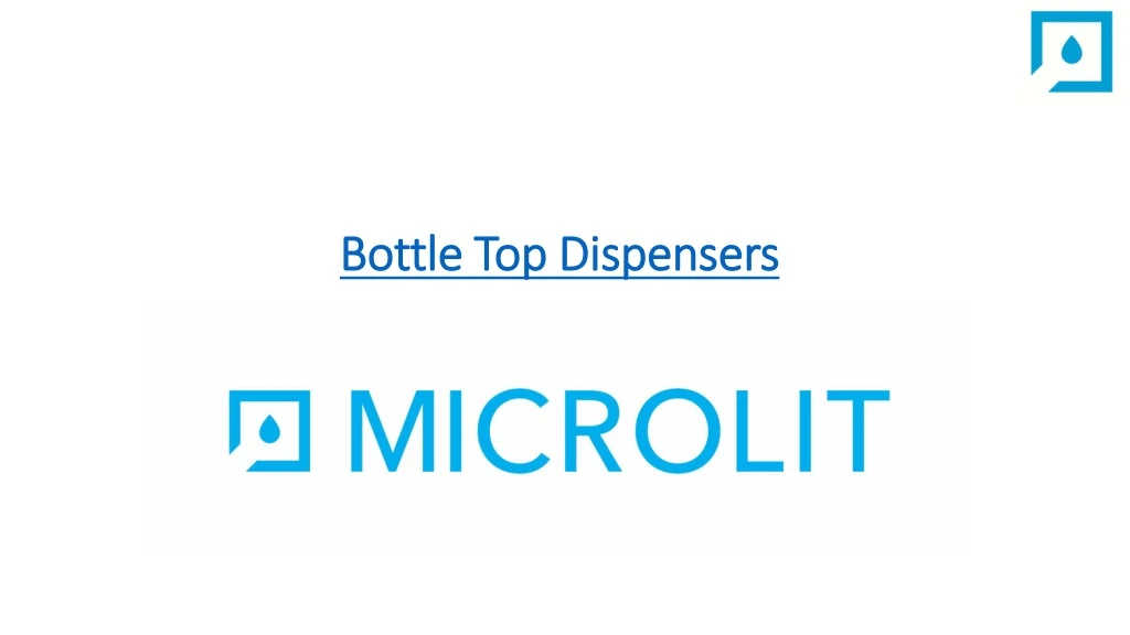 bottle top dispensers