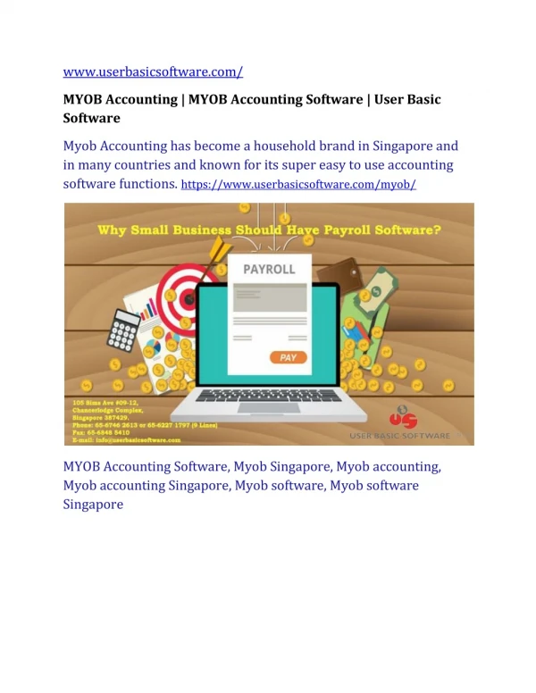 MYOB Accounting | MYOB Accounting Software