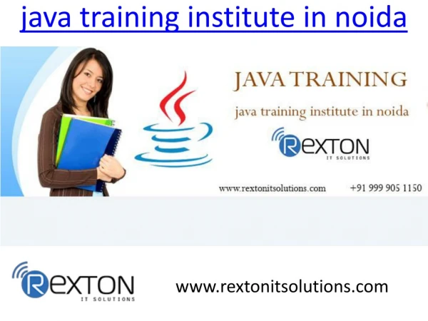 java training institute in noida - Rexton IT Solutions
