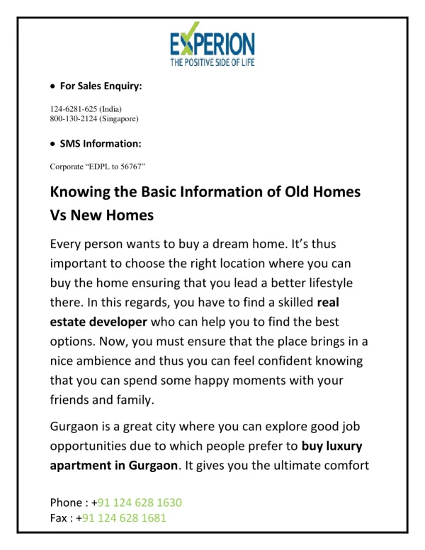 Knowing the Basic Information of Old Homes Vs New Homes