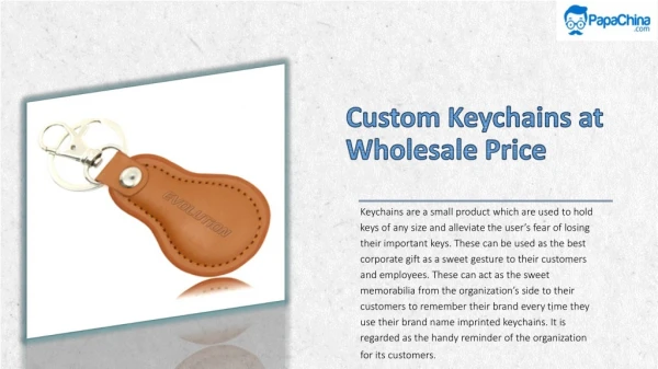 Buy China Custom leather keychains at Wholesale Price