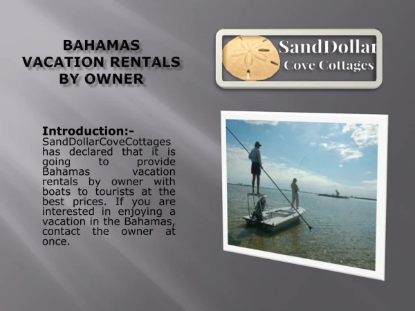Bahamas vacation rentals by owner