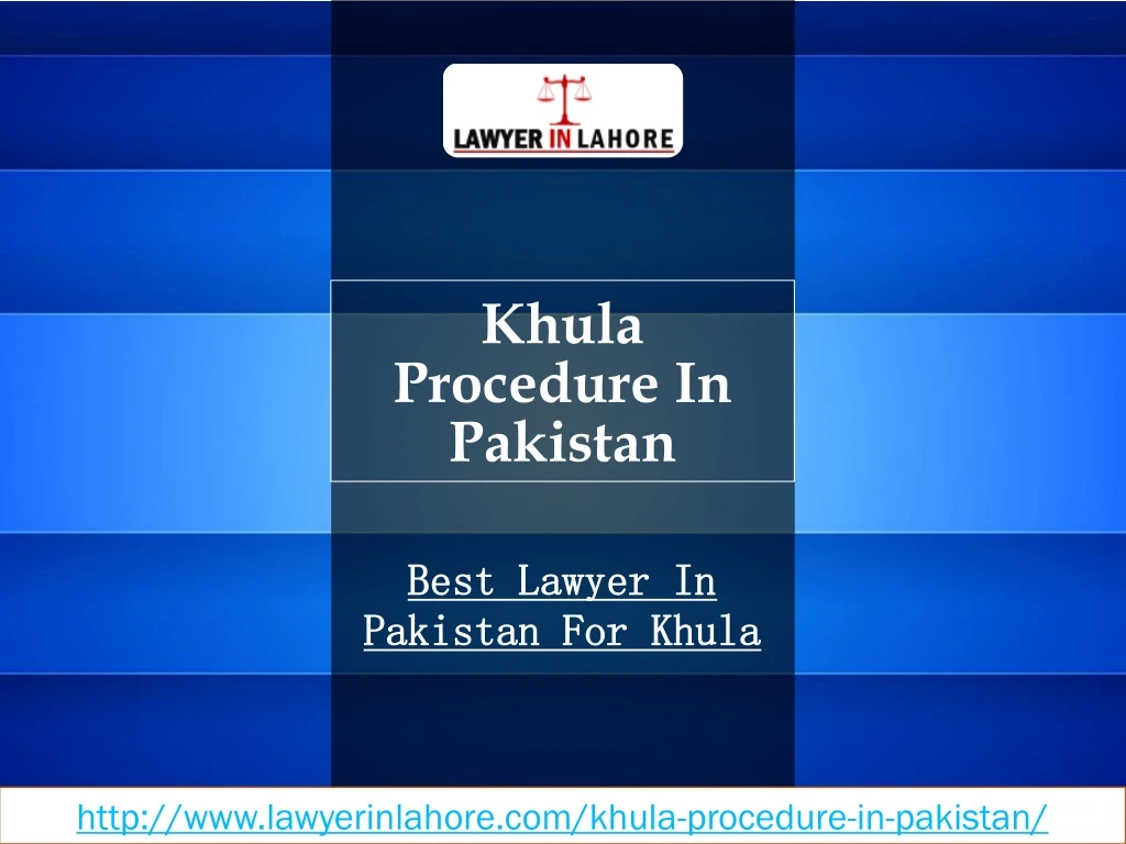 khula procedure in pakistan