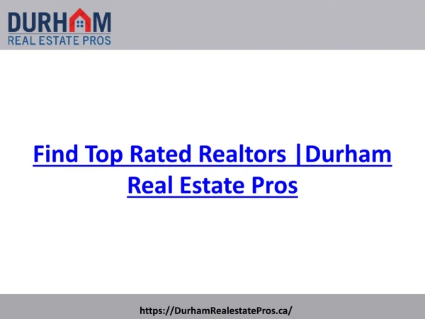 Find Top Rated Realtors | Durham Real Estate Pros