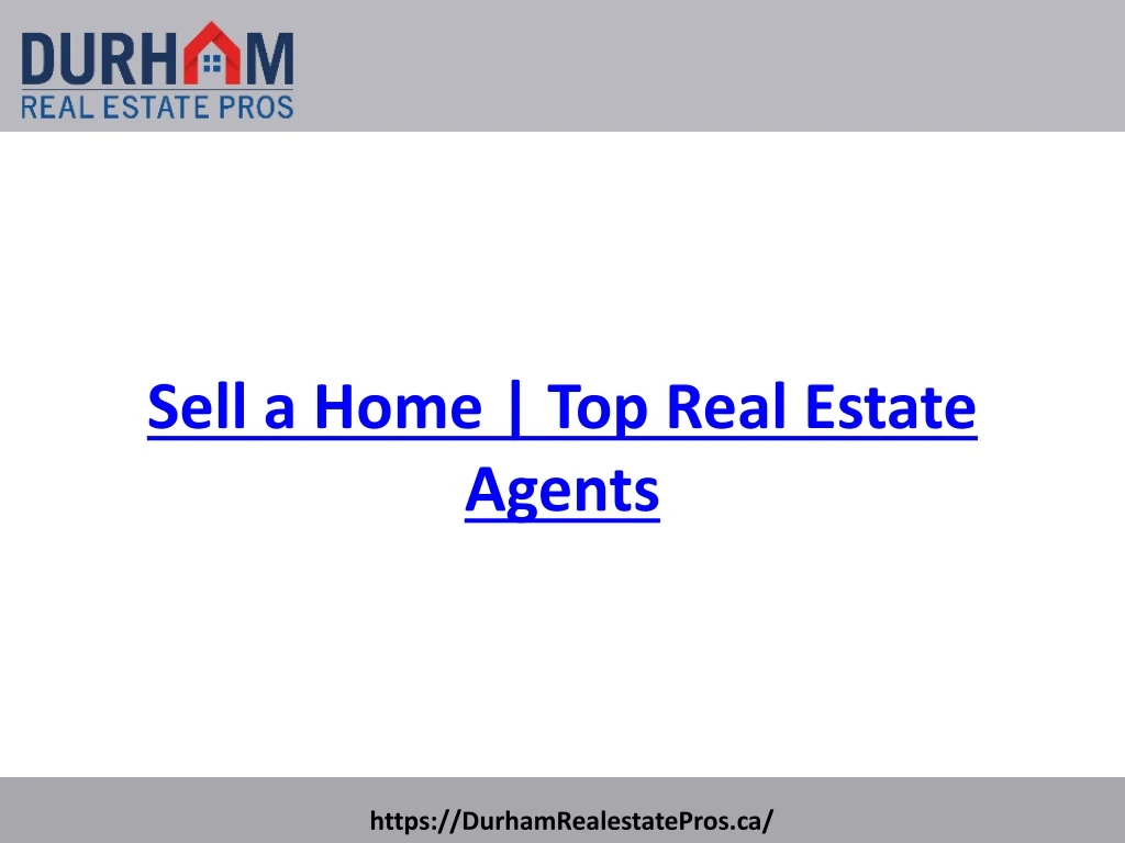 sell a home top real estate agents