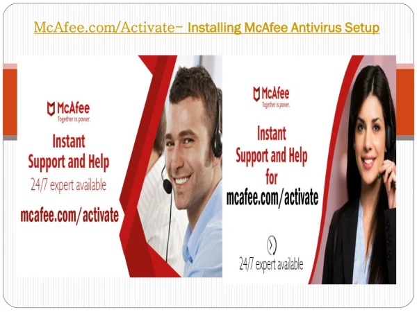 McAfee.com/Activate- installing mcafee antivirus setup