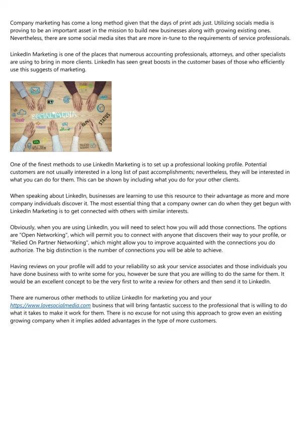 company marketing has come a long method given