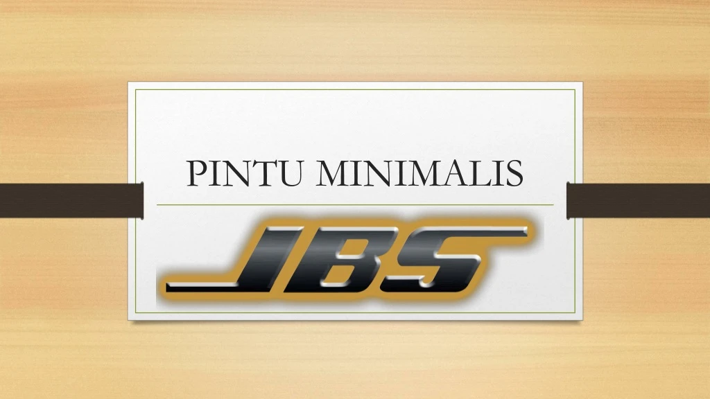 pintu minimalis