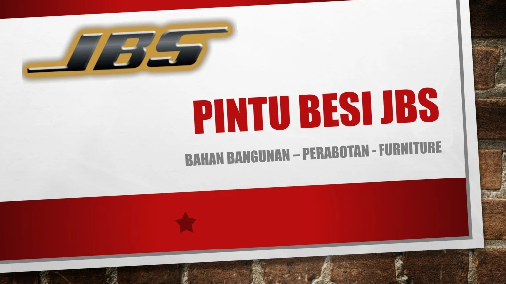 pintu besi jbs