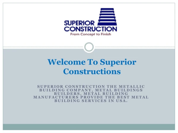 Metallic Building Company | Metal Building Manufacturers