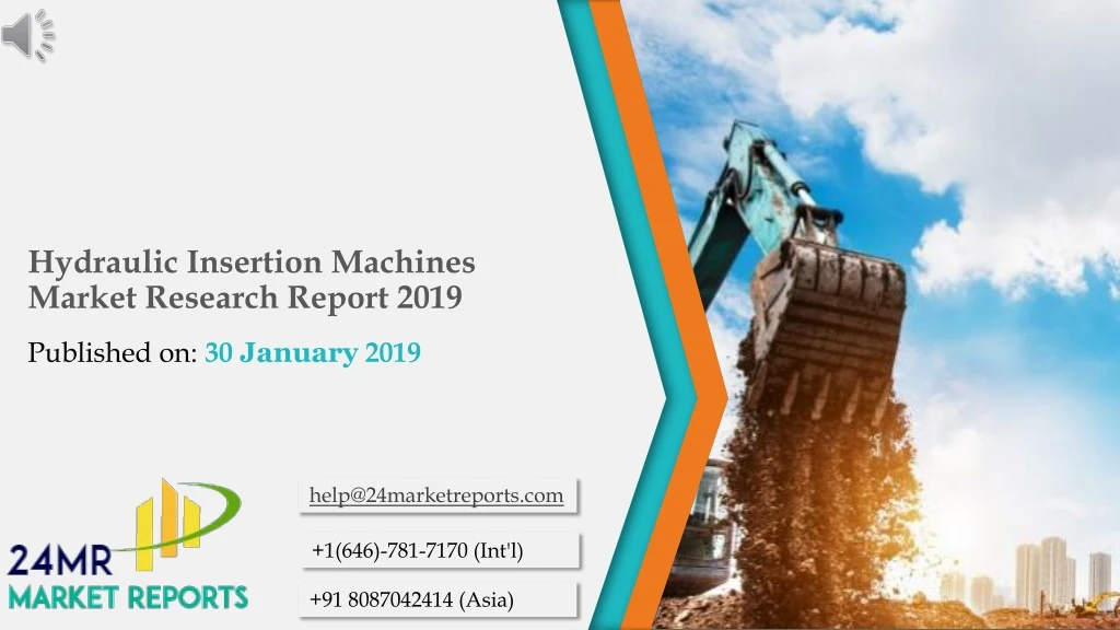 hydraulic insertion machines market research report 2019