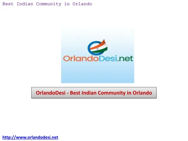 OrlandoDesi – Best Indian Community in Orlando
