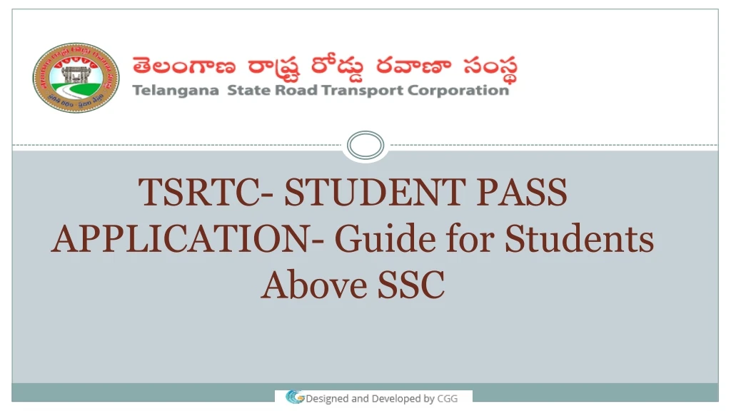 tsrtc student pass application guide for students above ssc