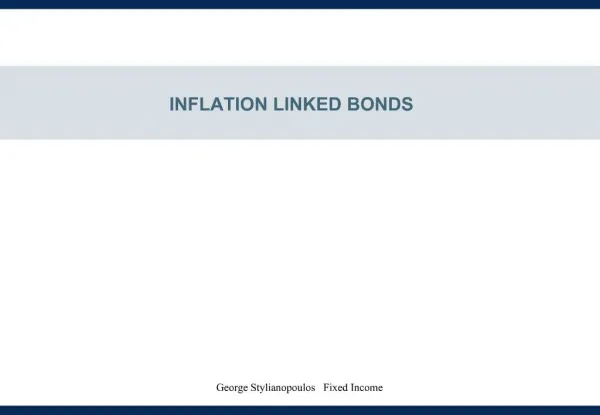 INFLATION LINKED BONDS
