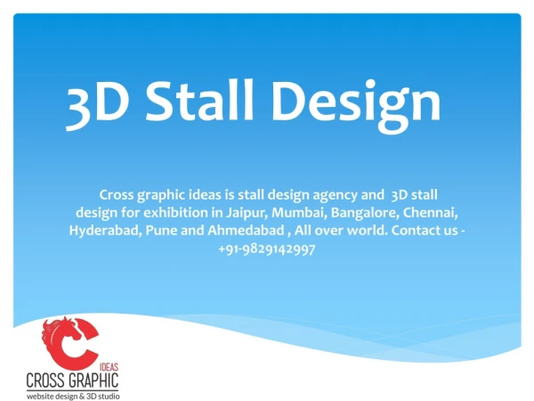 3D Stall Design Services In Jaipur