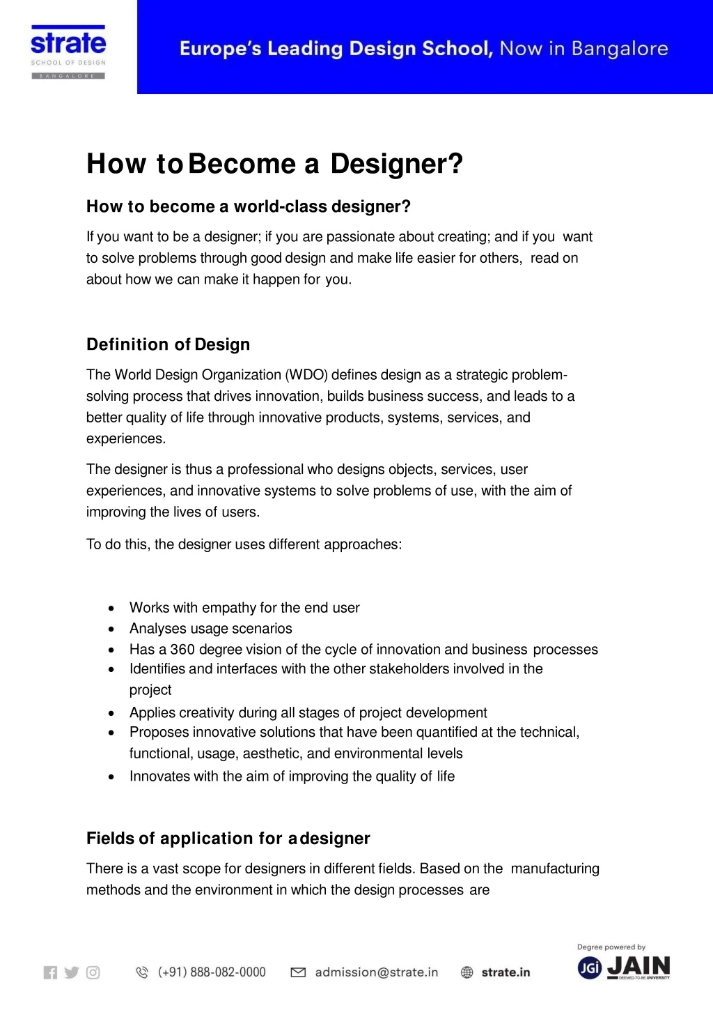 how to become a designer