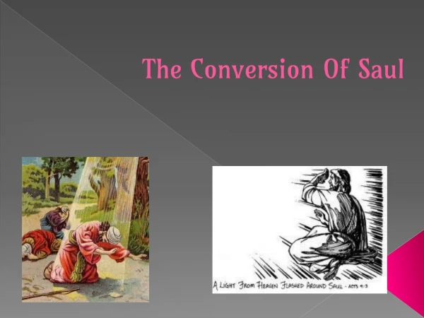 The Conversion Of Saul
