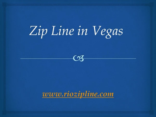 Zip Line in Vegas - www.riozipline.com