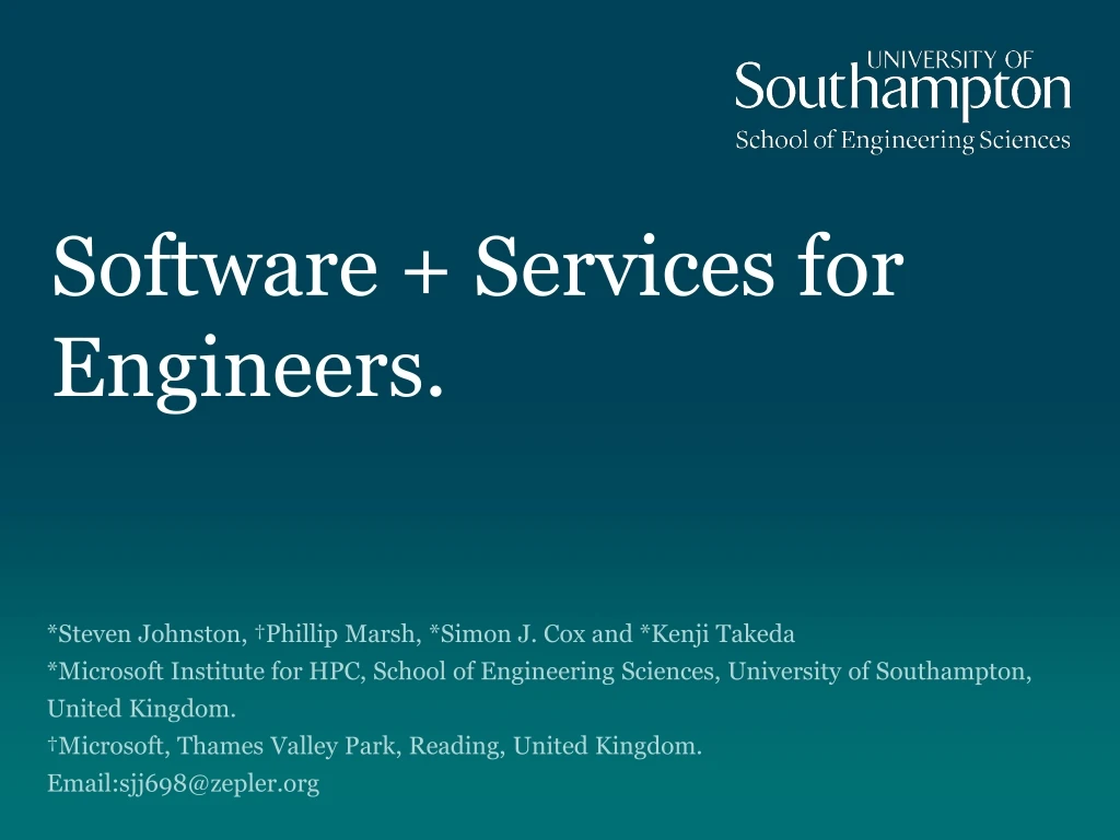 software services for engineers