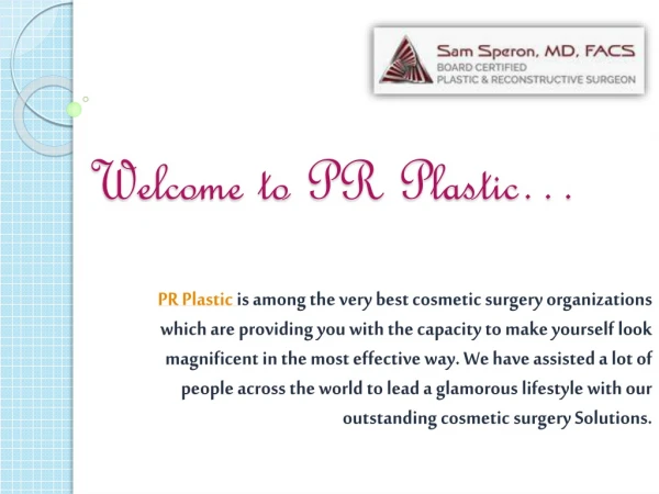 welcome to pr plastic