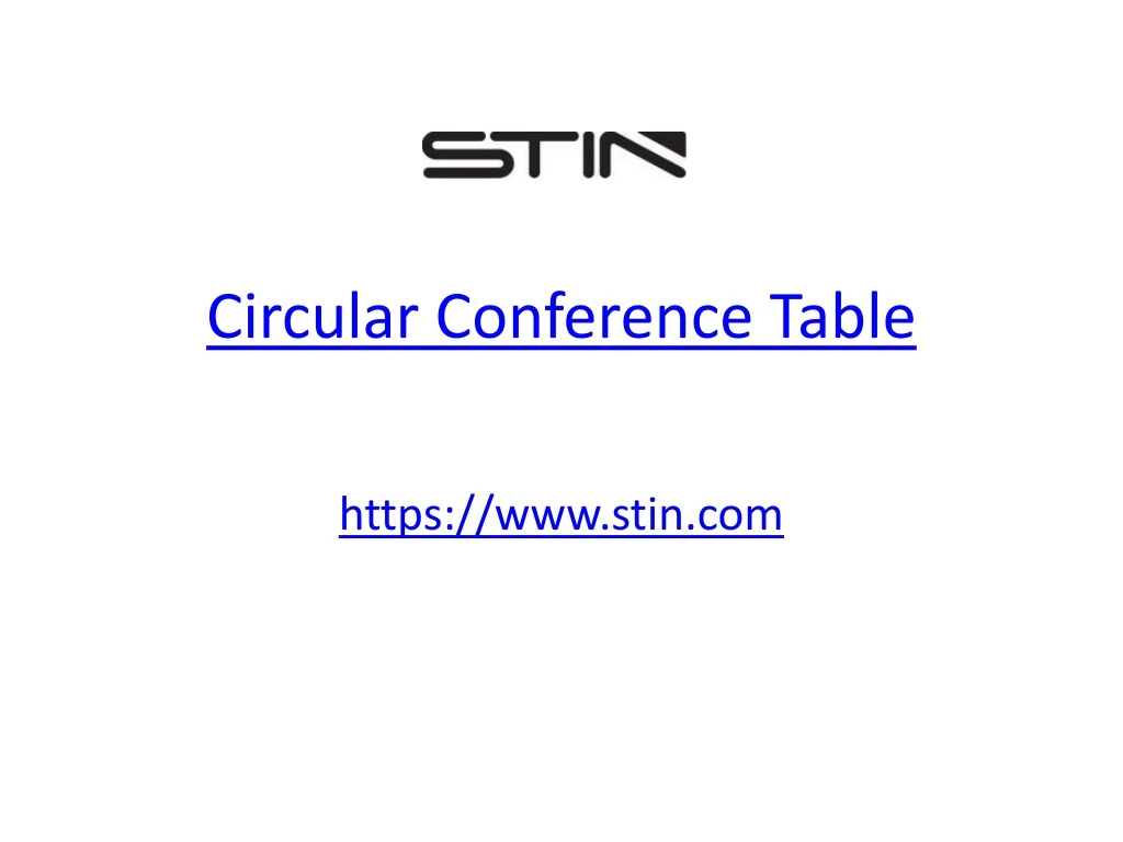 circular conference table