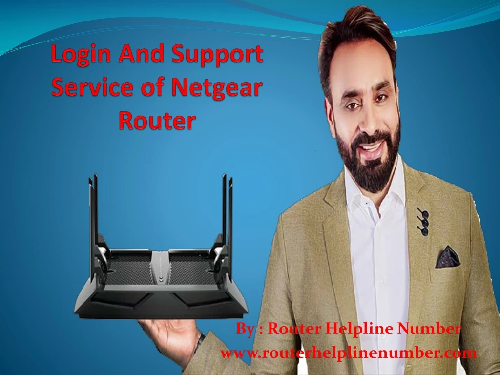 login and support service of netgear router