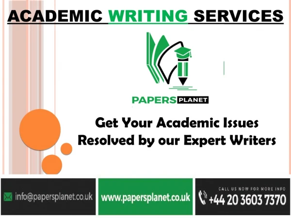 Academic Writing Service | UK Academic Writing Help | Papers Planet
