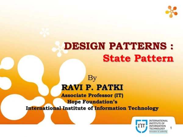 State Pattern - Dept. Of Information Technology