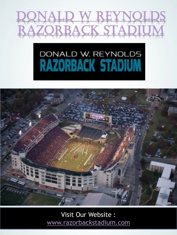 Donald W Reynolds Razorback Stadium