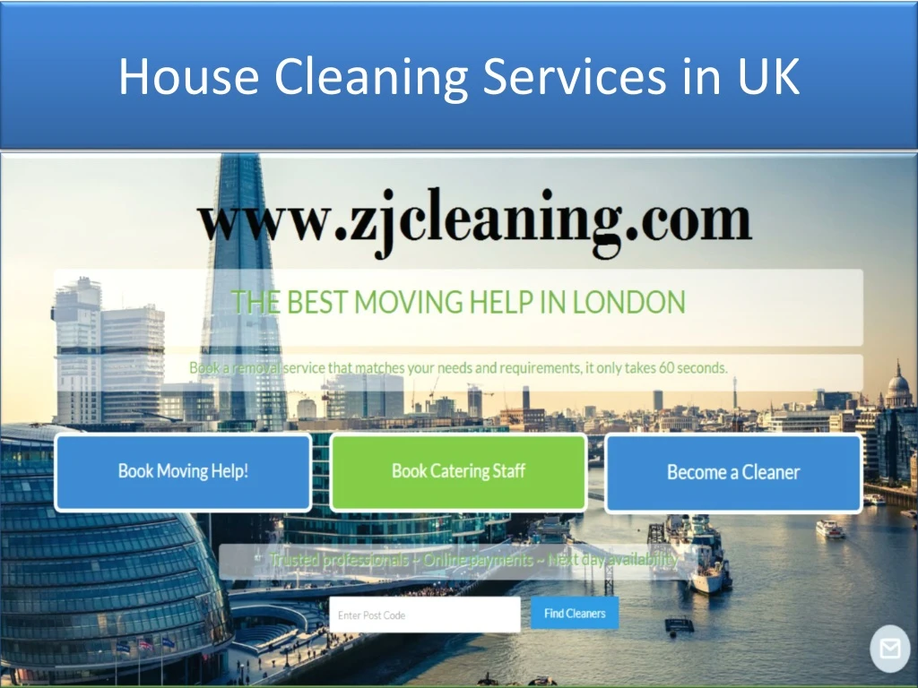 h ouse c leaning services in uk
