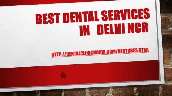 Best Dental Service in Delhi NCR